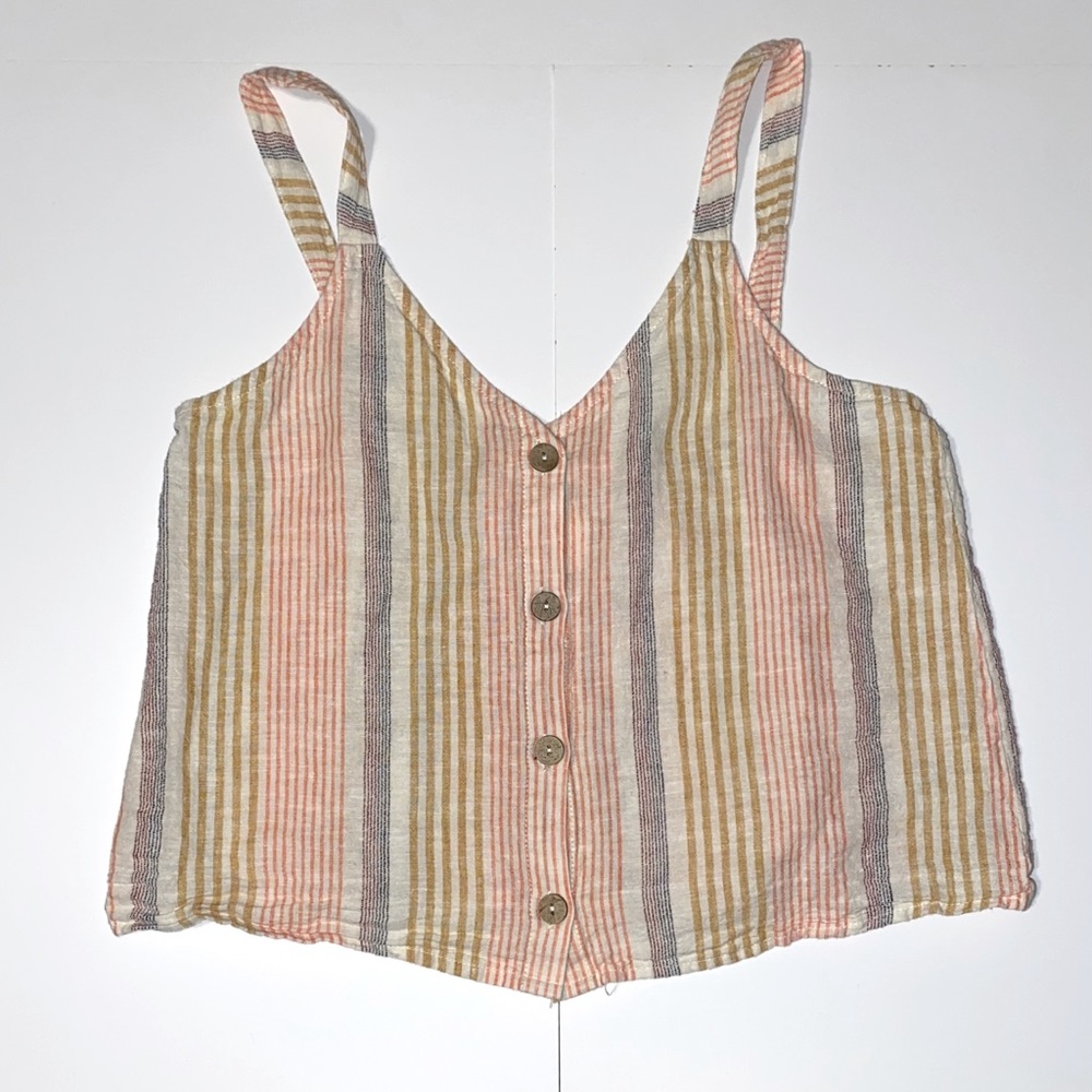 (SOLD) Stripped cropped top